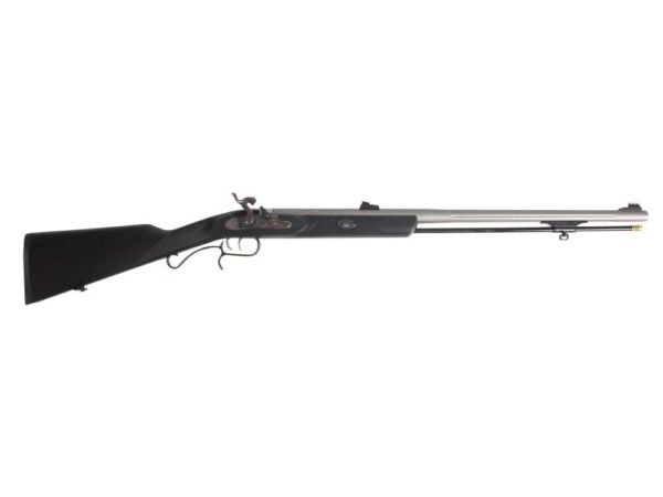 Traditions ShedHorn Sidelock Muzzleloader Rifle .50 Cal 26" Barrel Black SS Open Sights