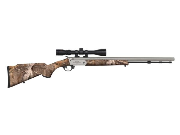 Traditions Buckstalker XT Muzzleloader Rifle .50 Cal 24" BBL Next Camo Wyld 3-9x40 Scope