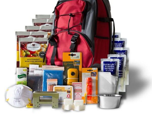 Wise Five Day Emergency Survival Kit Backpack For One Person-32 Servings Red