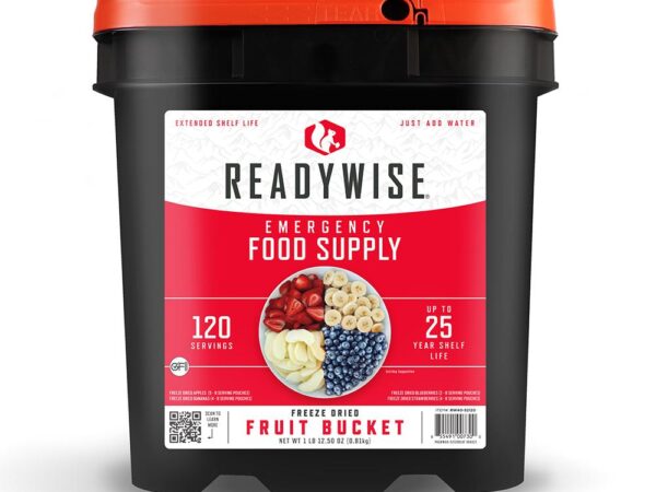 Readywise Freeze Dried Fruit Bucket 120 Servings