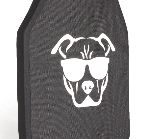 Guard Dog Tactical Level llla Ultralight 10X12 Ceramic Plate | 1 Lb/Per - Black
