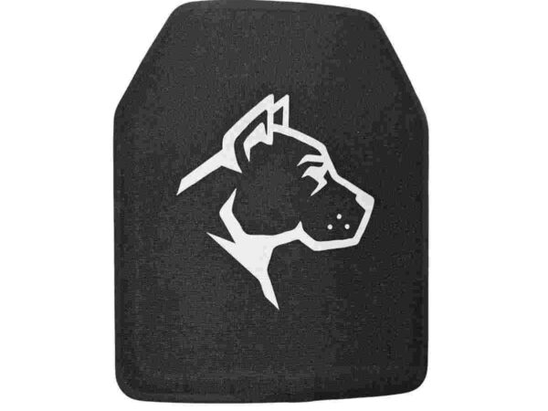 Guard Dog Tactical Level lll UHMWPE 10X12 Ceramic Plate | 3.9 Lbs/Per - Black