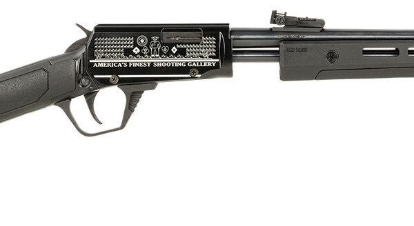 Rossi RP22181SYEN07 Gallery  Full Size 22LR 15+1, 18" Polished Black Steel Barrel, Polished Black w/Engraving Steel Receiver, Black Fixed Stock, Right Hand