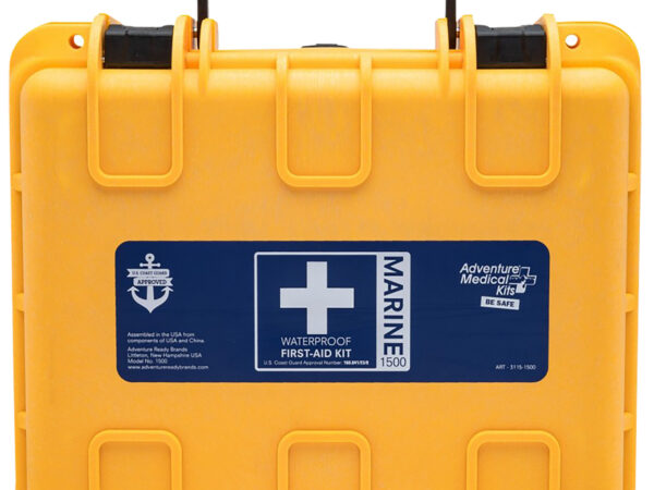 Adventure Medical Kits 01150601 Marine 600 Treats Injuries/Illnesses Waterproof Yellow