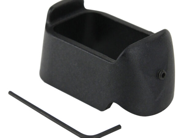 Pachmayr 03852 Mag Sleeve  made of Polymer with Black Finish for Glock 19,23 Mags to fit Glock 26 & 27 Models