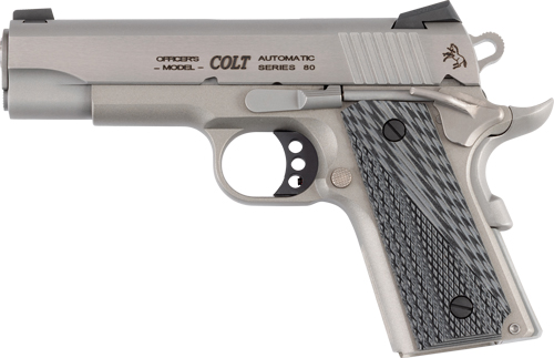 COLT LIGHTWEIGHT OFFICER 45ACP - 4.25" 8-SH SS TWO TONE - Image 2