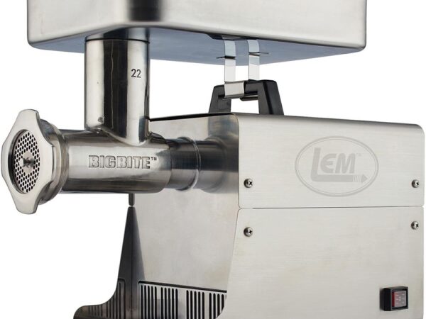 LEM Products #22 Big Bite Stainless Steel Electric Grinder