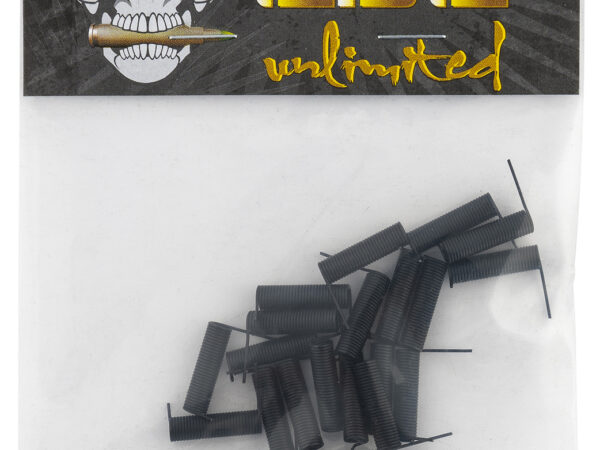 LBE Unlimited AREPS20PK AR Parts Ejection Port Cover Spring 20 Pack AR-15 Black Stainless Steel