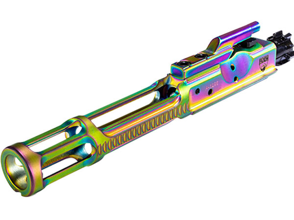 Faxon Firearms FF556BCGCNITRIDELWNCR Gunner  5.56 NATO Nitride Full Auto Chameleon