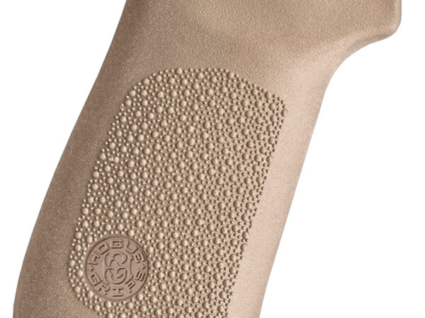 Hogue 74033   Pistol Grip w/o Finger Grooves FDE Overmolded Rubber Fits AK-47/AK-74