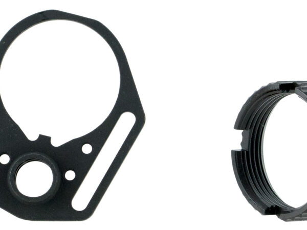 Strike Industries ARMFEP&ACN Multi-Function End Plate and Castle Nut Steel Black