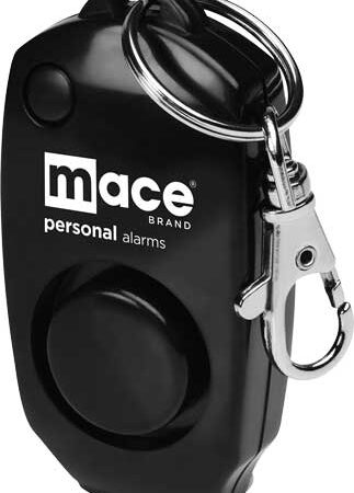 MACE PERSONAL ALARM W/KEY - CHAIN BLACK