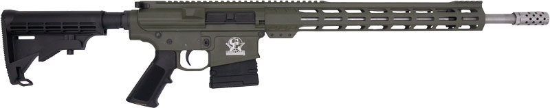 GLFA AR10 RIFLE 308 WIN - 18" S/S BBL 10-SHOT OD GREEN - Image 4