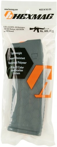 HEXMAG MAGAZINE AR-15 5.56X45 - 15RD GRAY POLYMER SERIES 2 - Image 3
