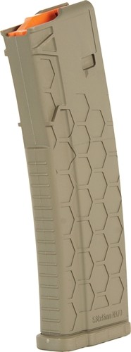 HEXMAG MAGAZINE AR-15 5.56X45 - 30RD FDE POLYMER SERIES 2 - Image 3