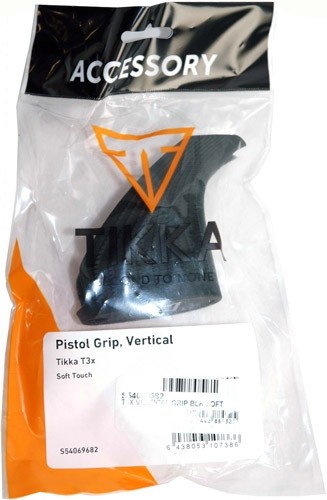 TIKKA GRIP ADAPTER FOR T3X - SYN STRAIGHT SOFT TOUCH BLACK - Image 2