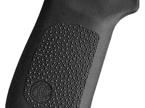 Hogue 74030   Pistol Grip w/o Finger Grooves Black Overmolded Rubber Fits AK-47/AK-74