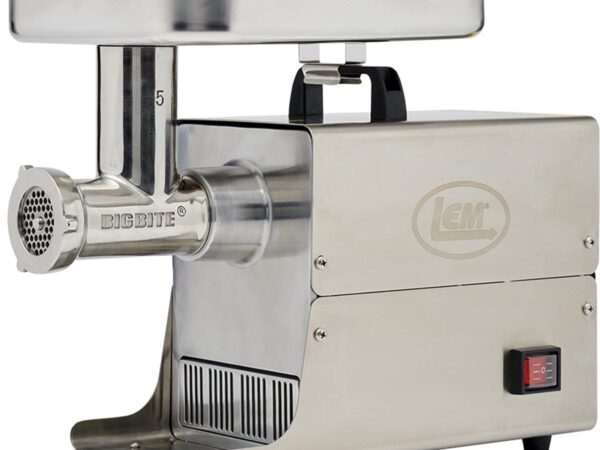 LEM Products #5 Big Bite Stainless Steel Electric Grinder