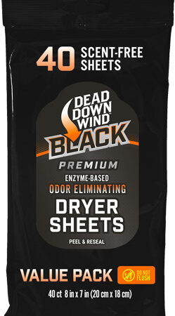 DDW BLACK PREMIUM DRYER SHEETS - 40CT