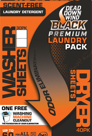 DDW BLACK PREMIUM LAUNDRY KIT - DETERGENT/DRYER SHEET COMBO