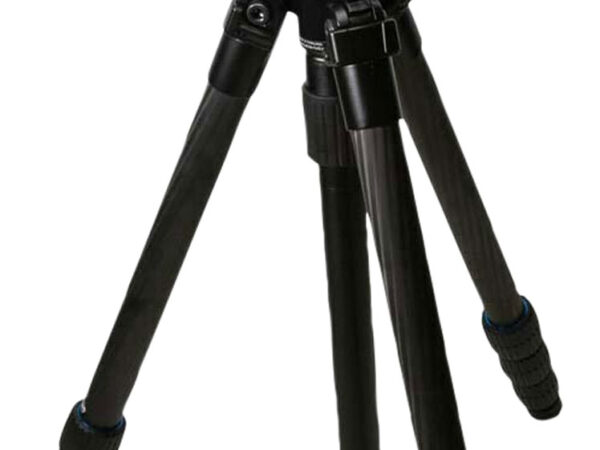 KOPF Jager KJ85004K K800  Tripod made of Carbon Fiber with Black Finish, Adjustable Reaper Rail, 4-Level Leg Extension, 21-87 Degree Pan & Tilt