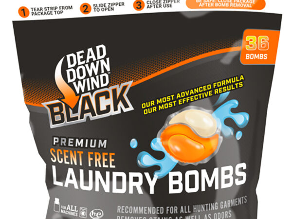 Dead Down Wind 118418 Black Premium Laundry Bombs Odor Eliminator Unscented Scent 36CT