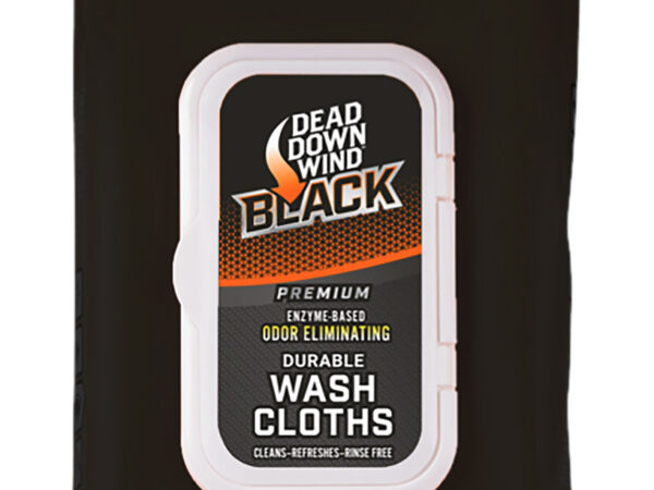 Dead Down Wind 13725 Black Premium Wash Cloth Odor Eliminator Unscented Scent 40 Count