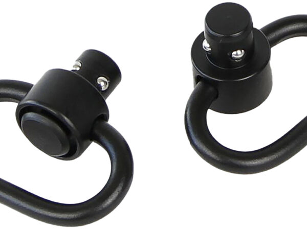 Bulldog BD884 Deluxe Push Button Swivel Black 1.25" Steel