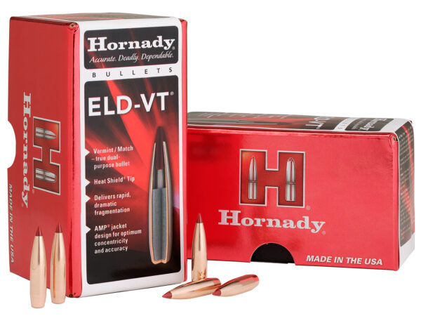 Hornady 22772 ELD-VT  22Cal 69gr 100 Per Box/25Case