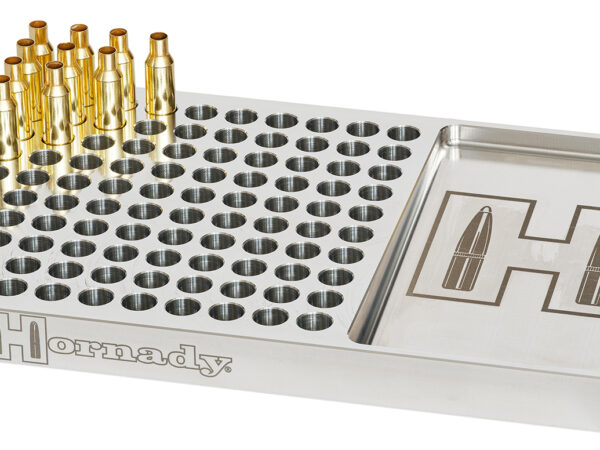 Hornady 480044  Reloading Block Red Aluminum Capacity 100rd Rifle Firearm