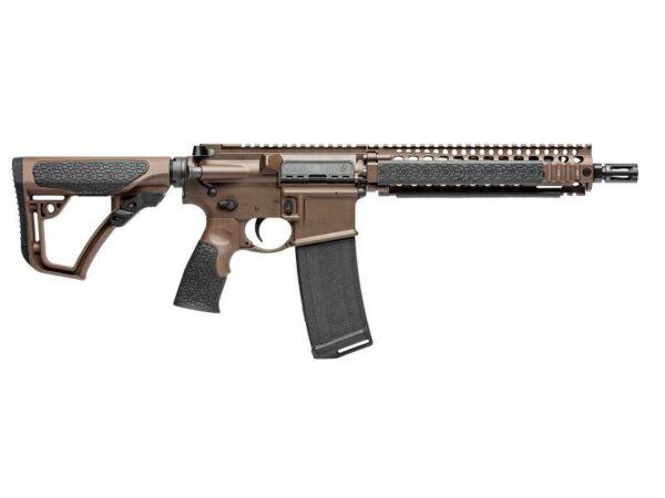 Daniel Defense MK18 Mil-Spec SBR Rifle 5.56mm 32rd Magazine 10.3" 1/2x.28 Threaded Barrel Brown Black NFA Product