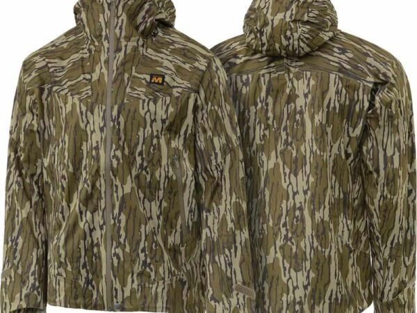 Muddy DV8 Cyclone 3L Rain Jacket Mossy Oak Bottomland M