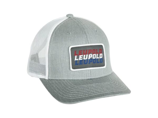 Leupold Patriot Trucker Hat Heather Grey/White