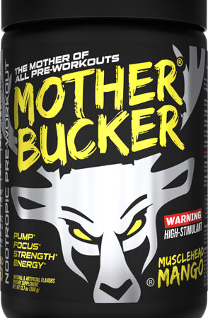 BUCKED UP PRE-WORKOUT MOTHER - BUCKER MUSCLEHEAD MANGO 20 SRV