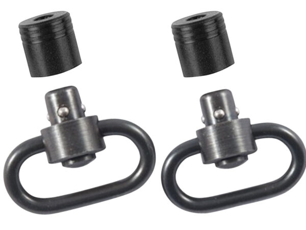 Outdoor Connection PBS19122 Push Button Swivel Set  1.25" Black Steel