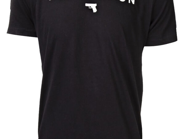 Glock AA75124 Perfection Pistol  Black Cotton Short Sleeve Small