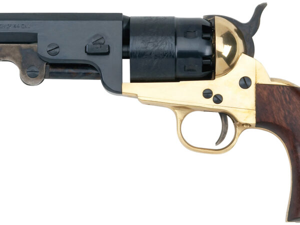 Pietta PF51BR44512 1851 Sheriff 44 Cal 5.50" 6rd Shot Brass Frame, Blued Cylinder, Blued Octagon Barrel, Walnut Grip