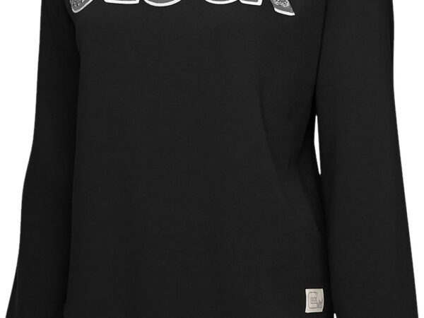 Glock AP96259 Crewneck Raglan Fleece Black Cotton/Polyester Long Sleeve 2XL