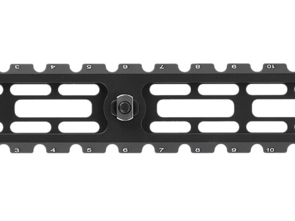 Leapers TLUMA03 ARCA Rail 6 Slot M-LOK  Matte Black Anodized Aluminum 9.40" Long M-LOK Mount
