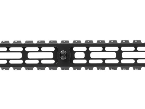 Leapers TLUMA04 ARCA Rail 9 Slot M-LOK  Matte Black Anodized Aluminum 14.20" Long M-LOK Mount