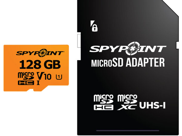 Spypoint 05887 Micro SD Memory Card  Black 128GB Memory