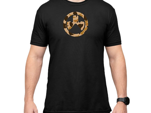 Magpul MAG1527-001-S Raider Camo Icon CVC  Black Cotton/Polyester Short Sleeve Small