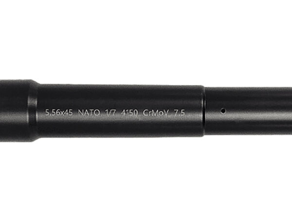 Lead & Steel Llc LS556MED-PIST-7.5 AR9 5.56NATO Government Profile Black Nitride Chrome Moly Vanadium
