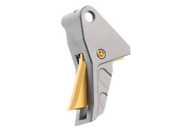 Tyrant CNC TDECHETRIGGREY/GOLD I.T.T.S Trigger Grey/Gold Fits Springfield Echelon