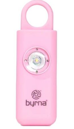 BYRNA BANSHEE ALARM/FLASHING - LIGHT DEVICE W/CLIP PINK