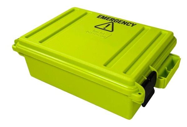 MTM EMERGENCY BOX 3 - 19.15.75X5.25 YELLOW GREEN