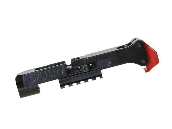 Cajun Picatinny Style Bow Fishing Reel Seat - Black