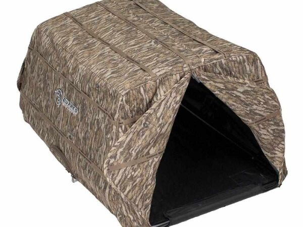 Cupped Hunting Dog Blind Mossy Oak Bottomland