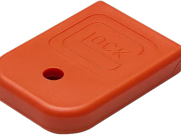 Glock 50965  Floor Plate Fits Glock 17/19/19X/22/23/24/26 Orange Polymer