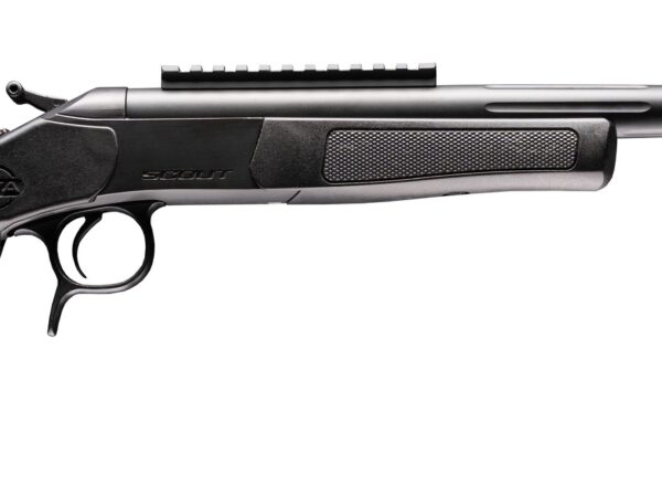 CVA CP801 Scout XP 223 Rem 1rd 11.50" Matte Stainless Steel Fluted Threaded Barrel, Picatinny Rail, Graphite Black XP Pistol Grip